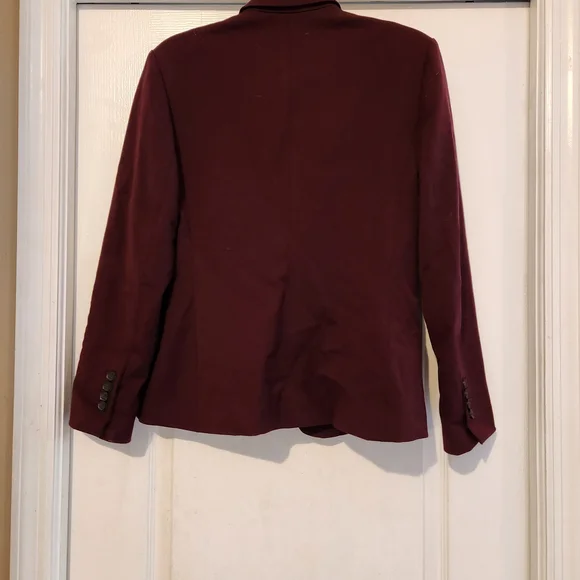 Express Maroon Women's Blazer - Picture 3 of 3